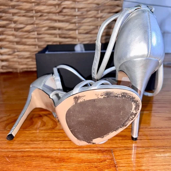 Tony Bianco Alita Titanium Heels Size 10 - Picture 8 of 9